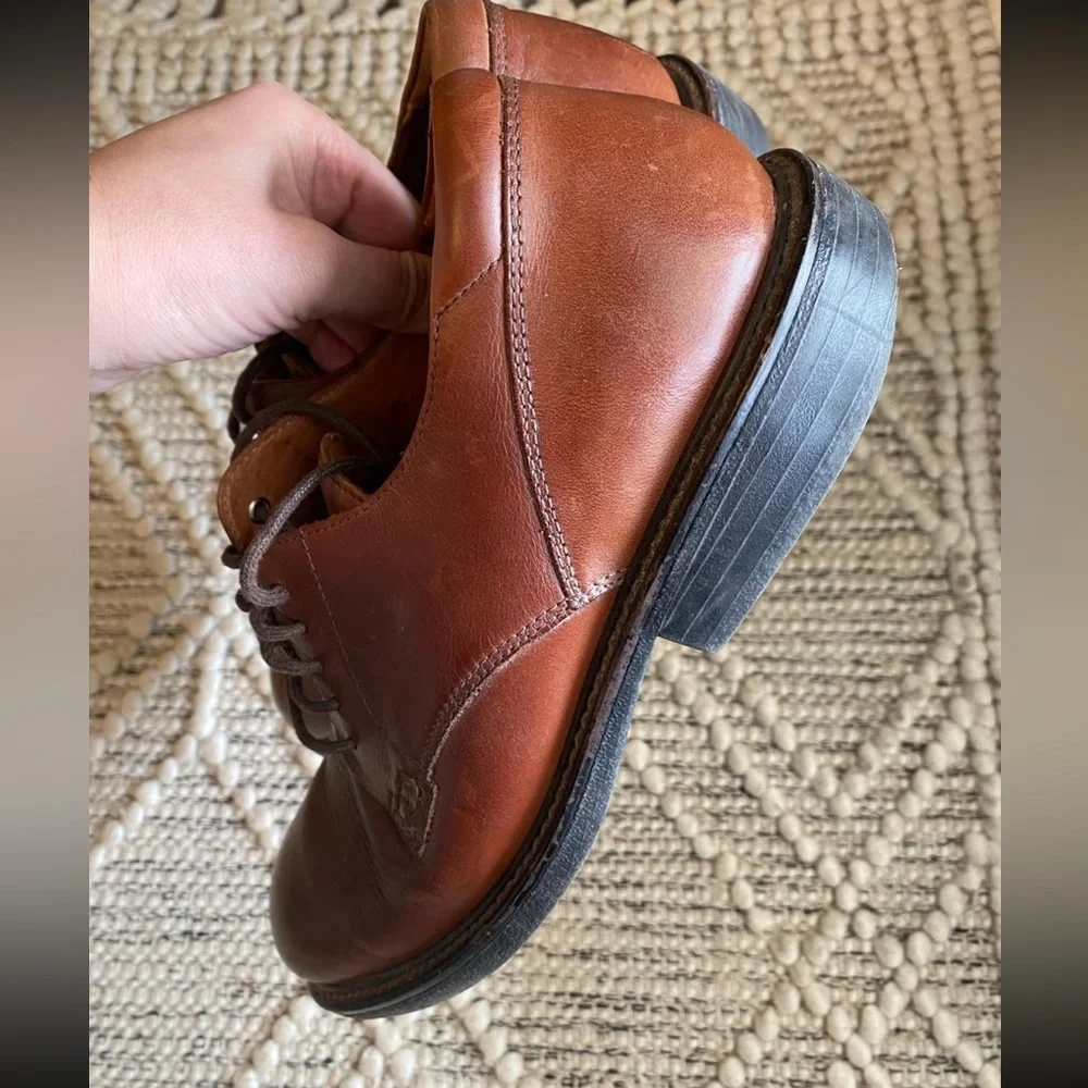 Florsheim‎ Mens Brown Leather Dress Shoes Size 9.5M